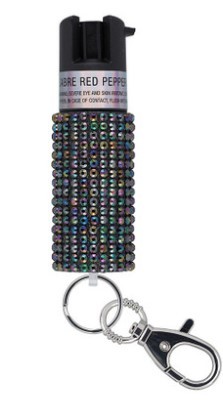 SAB PEPPER SPRAY BLACK JEWELED - Taurus Savings